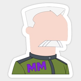 Major Monogram Minimalist Sticker